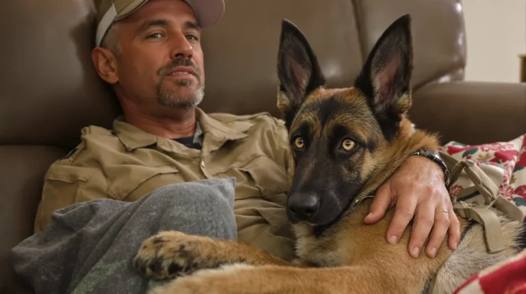 Pour ne pas être séparé du Malinois de mission, ce maître-chien l’adopte et lui offre une retraite dorée à la maison