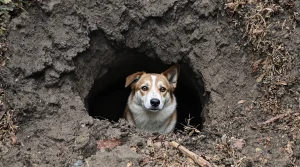 Tombé dans un terrier après une battue : le sauvetage inespéré de Saiko, chien de chasse coincé sous terre