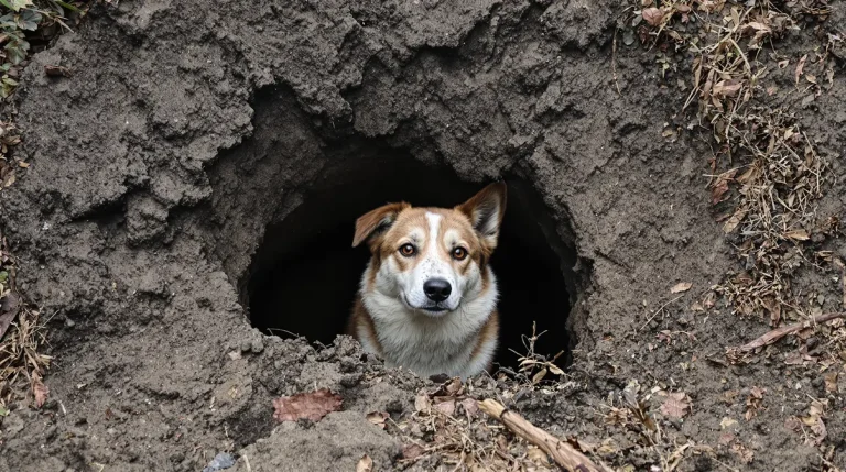 Tombé dans un terrier après une battue : le sauvetage inespéré de Saiko, chien de chasse coincé sous terre