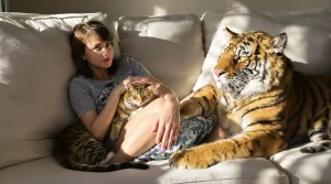 Tombés amoureux d'une chatte de refuge, ils l'adoptent et reconstituent toute sa petite famille (vidéo)